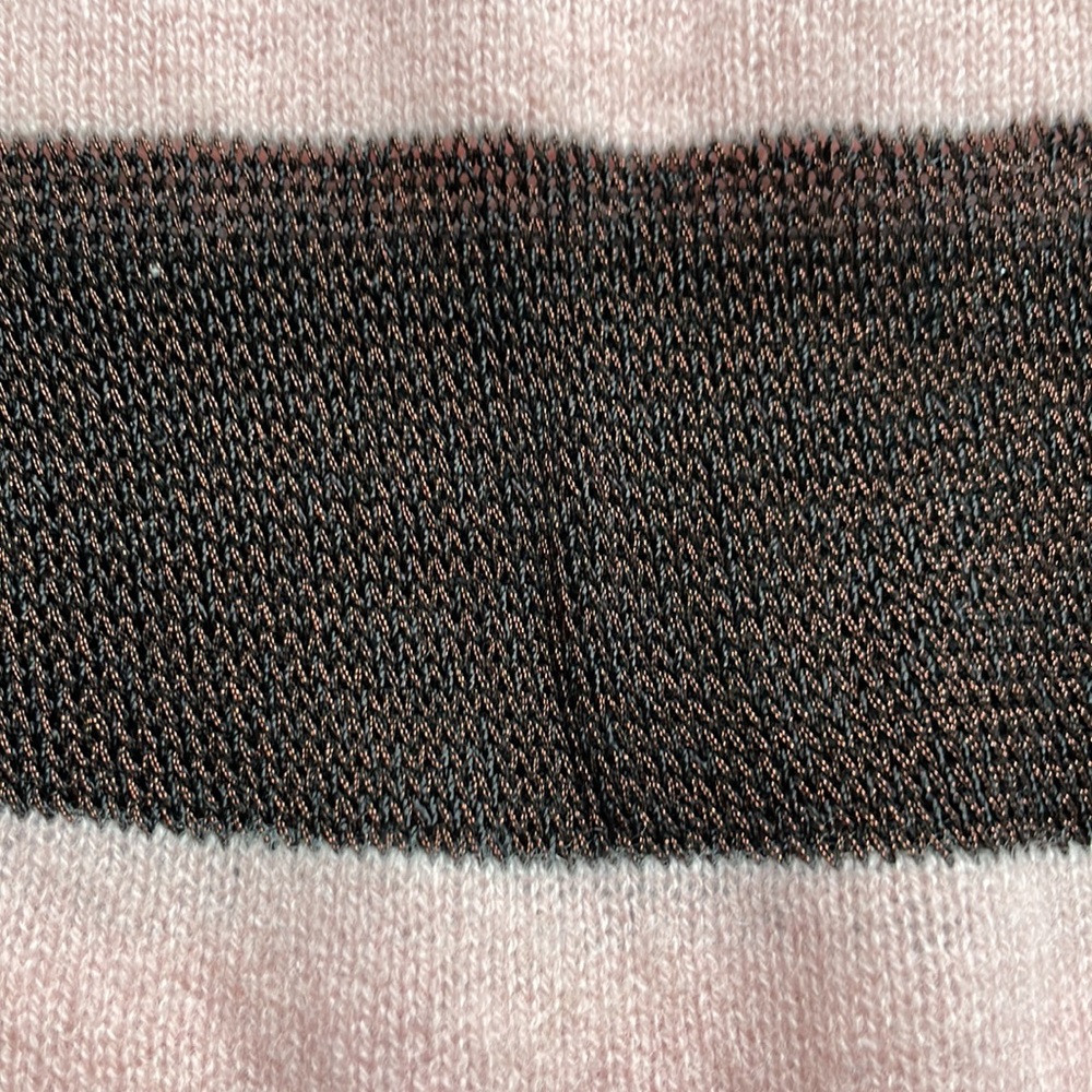RAG & BONE “Annika” Multi-Striped, Cashmere Blend Crew-Neck Sweater - Picture 4 of 5